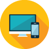 Responsive Mobile Friendly Website Design Icon
