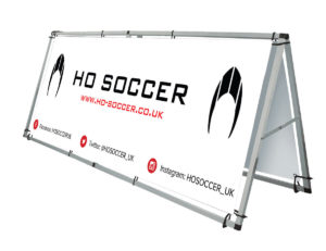 HO Soccer UK Pitch Side Banner - White